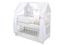 Baby-Delux Komplettbett Hausbett 60x120 cm Weiß mit Schublade Bild 2