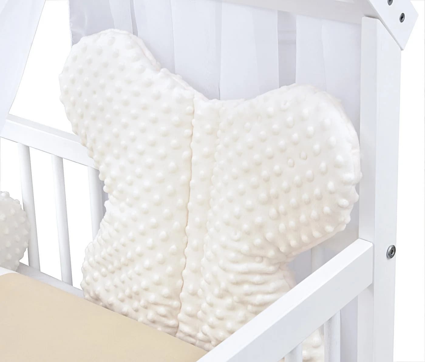 Baby-Delux Komplettbett Hausbett 60x120 cm Weiß mit Schublade - Bild 4