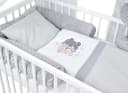 Baby-Delux Komplettbett Hausbett 60x120 cm Weiß mit Schutzgitter Bild 3