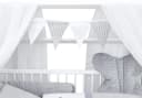Baby-Delux Komplettbett Hausbett 60x120 cm Weiß mit Schutzgitter Bild 4