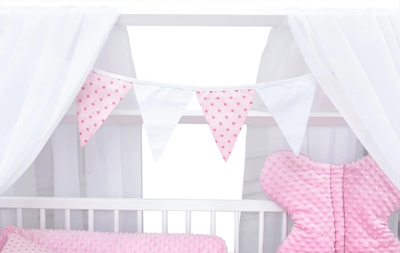 Baby-Delux Komplettbett Hausbett Babybett Schutzgitter Komplettset weiß - Bild 4