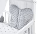 Baby-Delux Komplettbett Hausbett Babybett Schutzgitter Komplettset, 10-tlg., Kinderbett 60x120 cm weiß Bild 5