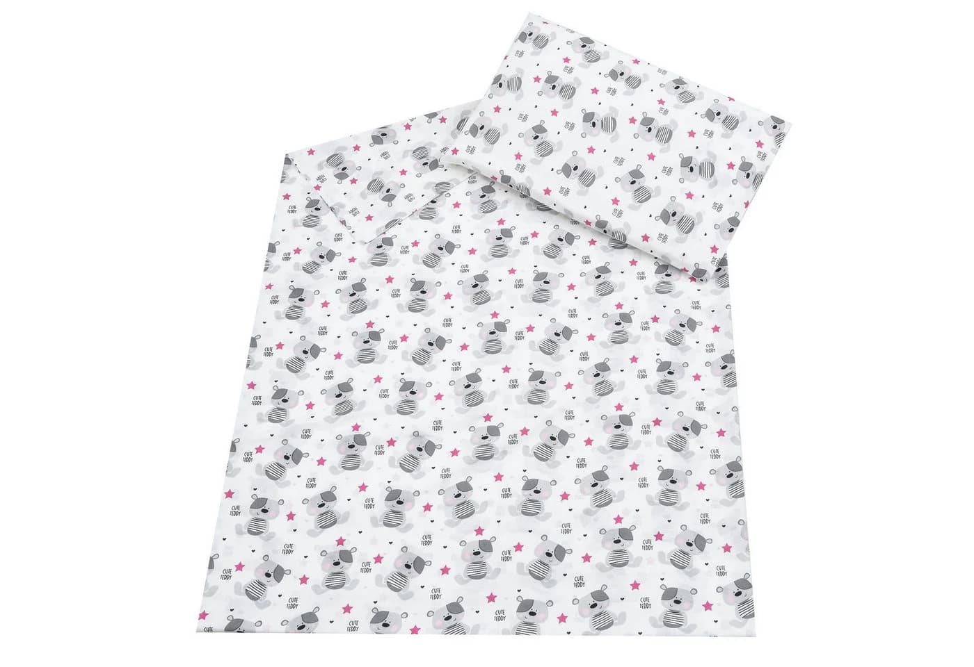 Baby-Delux Babybett Max Komplettset 8-tlg. weiß Massivholz