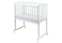 Baby-Delux Beistellbett Royal Rosa Rüsche, Stillbett 90x40 weiß höhenverstellbar Bild 4