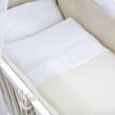 Baby-Delux Beistellbett Komplettset Weiß höhenverstellbar mit Matratze Bild 1