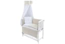 Baby-Delux Beistellbett Komplettset Weiß höhenverstellbar mit Matratze Bild 2