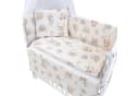 Baby-Delux Beistellbett Weiß Kiefer Massivholz mit Matratze Bild 1