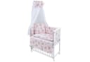Baby-Delux Beistellbett Teddy Rosa Weiß Höher Verstellbar Komplett Set Bild 2