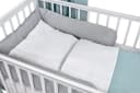 Baby-Delux Babybett Hausbett 60x120 cm Weiß Kiefernholz Bild 1