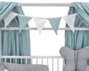 Baby-Delux Babybett Hausbett 60x120 cm Weiß Kiefernholz Bild 3