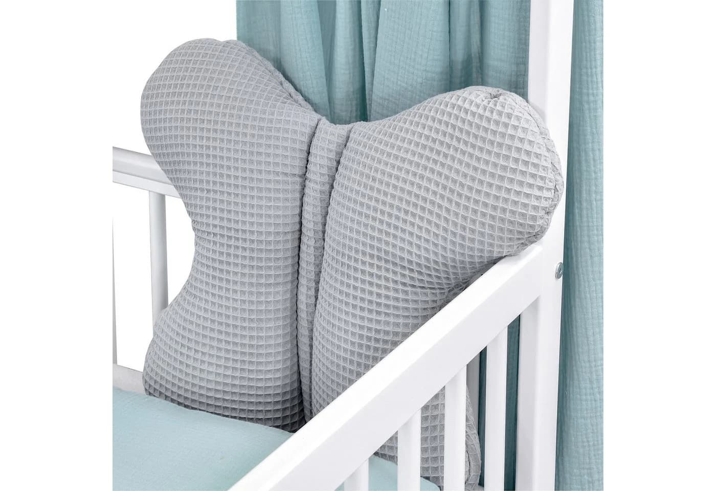 Baby-Delux Babybett Hausbett 60x120 cm Weiß Kiefernholz - Bild 4