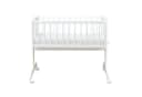 Baby-Delux Stubenbett Komplettset Schaukelwiege Weiß Blau Bild 4
