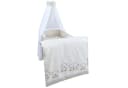 Baby-Delux Babybettwäsche Set 4-tlg. Nestchen Chiffonhimmel Teddy Beige Bild 2