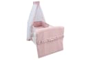 Baby-Delux Babybettwäsche Set 4-Tlg. Royal Rosa Baumwolle Bild 2