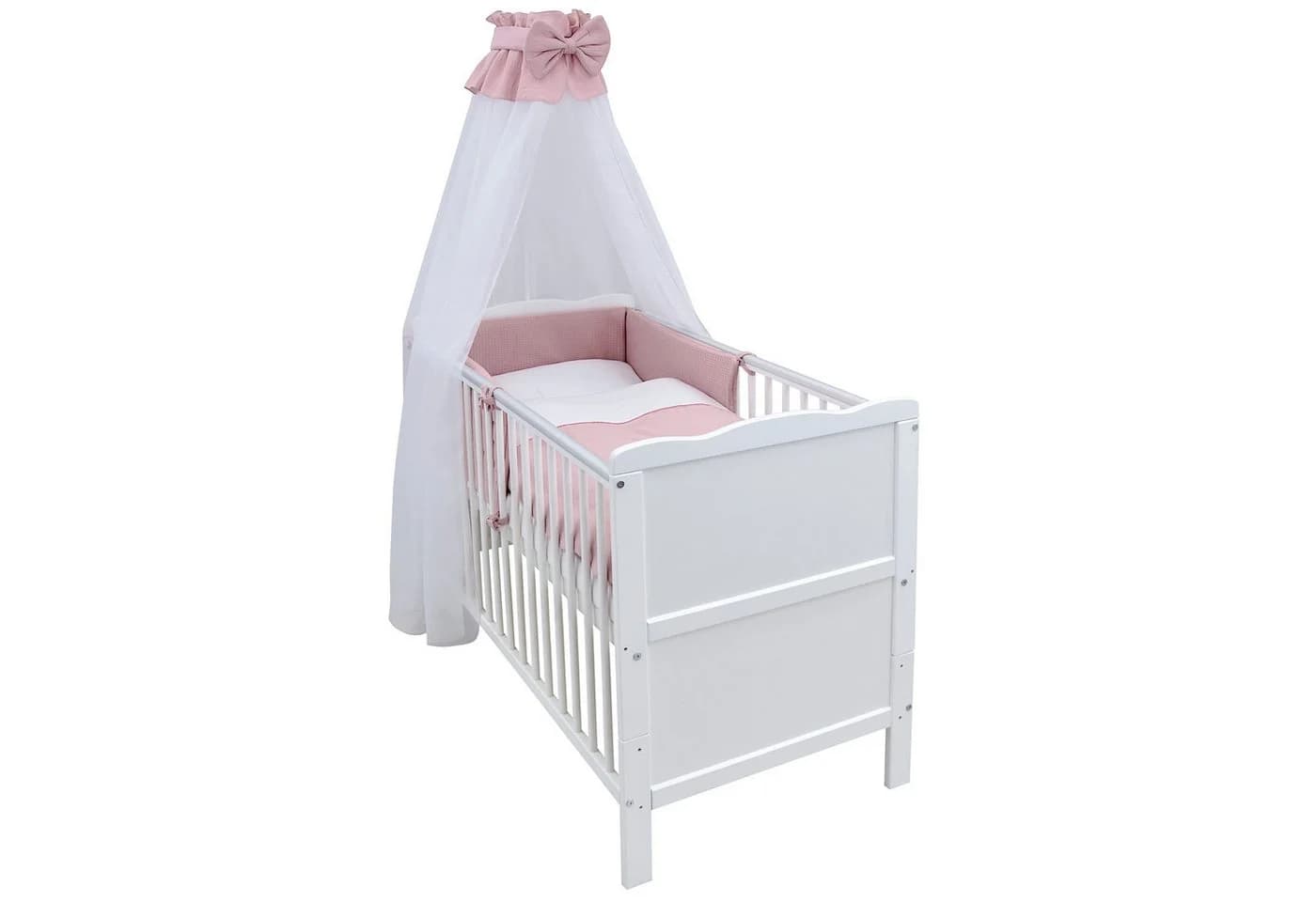 Baby-Delux Babybett Jack Komplettset 10-tlg. Weiß mit Beißschienen - Bild 2