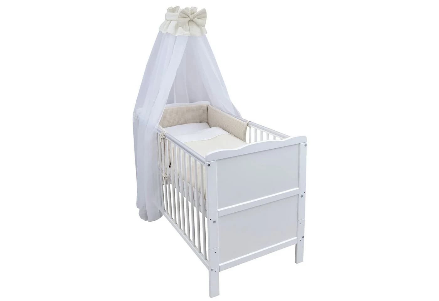 Baby-Delux Kinderbett Jack 70x140 Weiß Komplettset - Bild 2