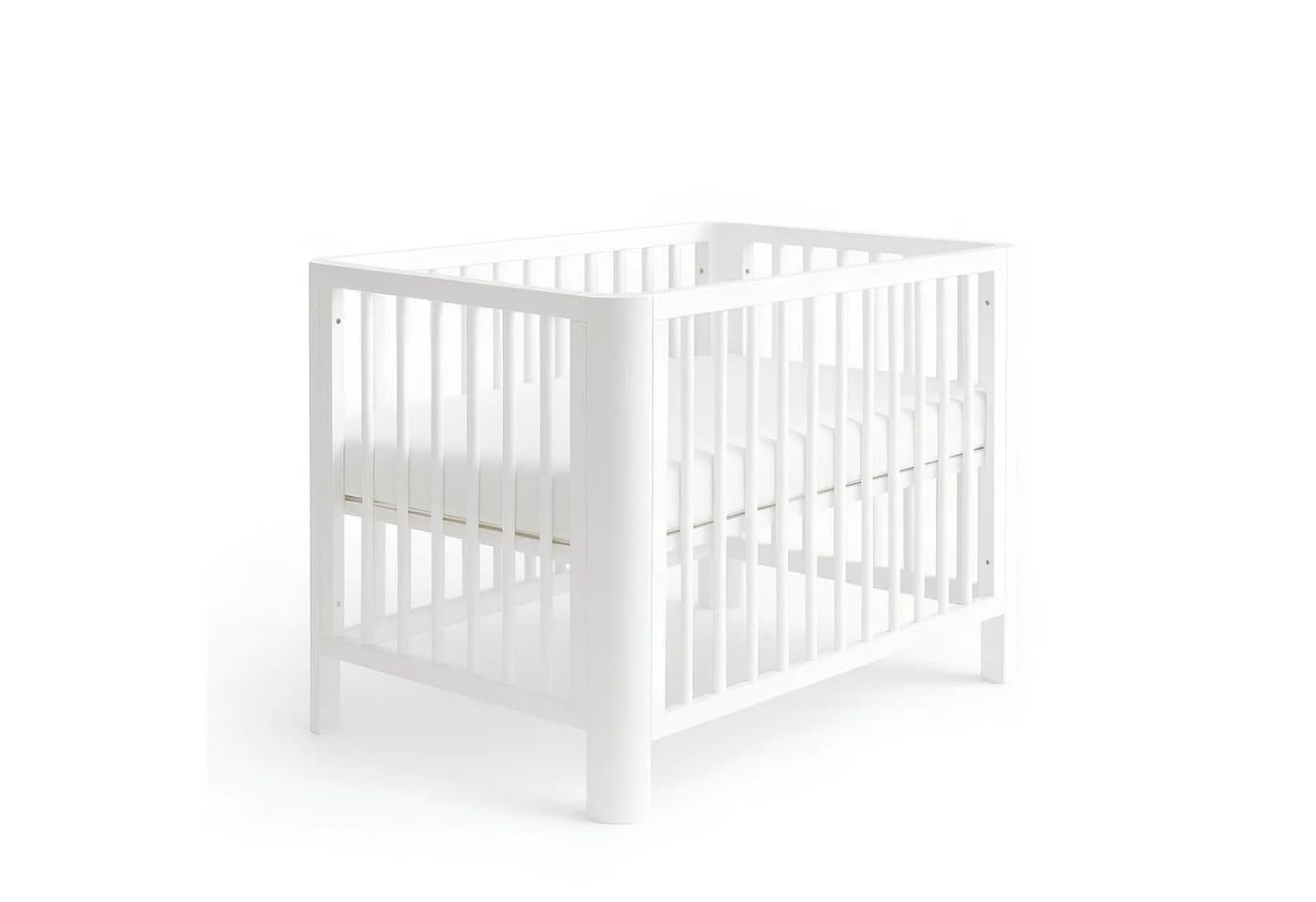 Baby-Delux Babybett Lio Weiß Umbaubar mit Matratze - Bild 2