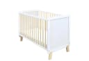 Baby-Delux Babybett Lou Weiß Kiefernholz Schutzgitter Bild 3