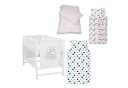 Baby-Delux Mia Babybett 120x60 cm Weiß Massivholz Bild 2