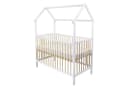 Baby-Delux Babybett Komplettset 60x120 cm Kiefernholz Weiß Bild 5
