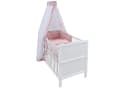 Baby-Delux Babybett Max Komplettset 10-tlg. Weiß/Rosa Bild 2