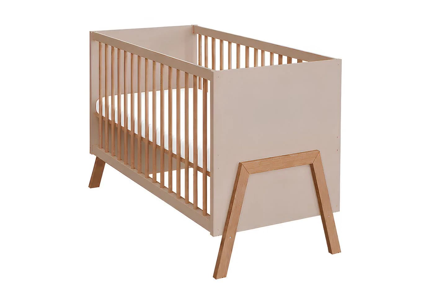 Baby-Delux Babybett Juna Kiefer Beige Skandinavisch