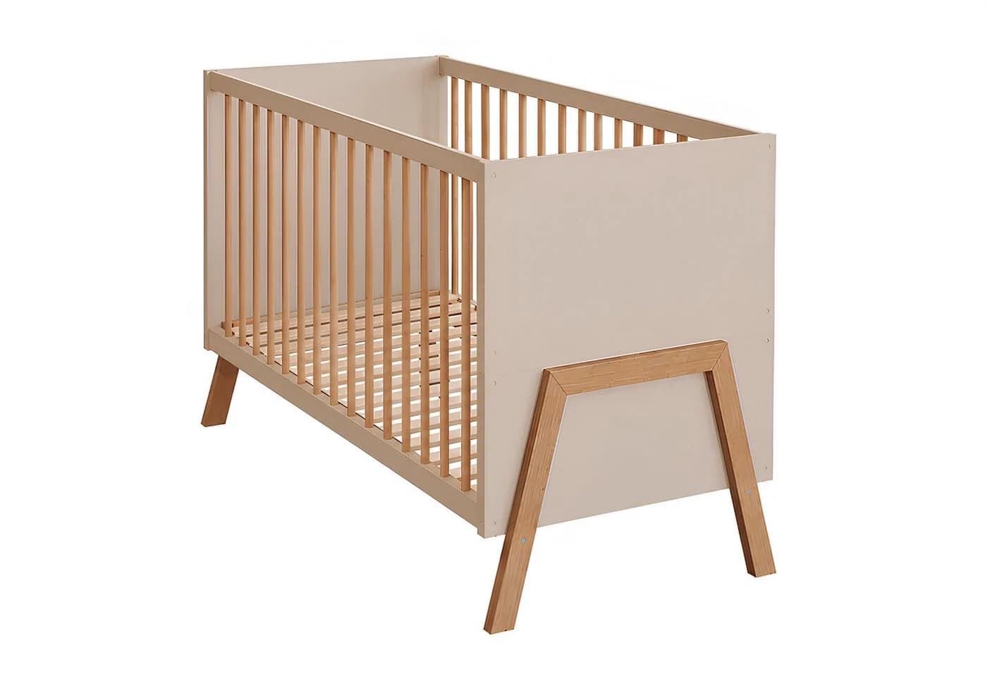 Baby-Delux Babybett Juna Kiefer Beige Skandinavisch - Bild 3