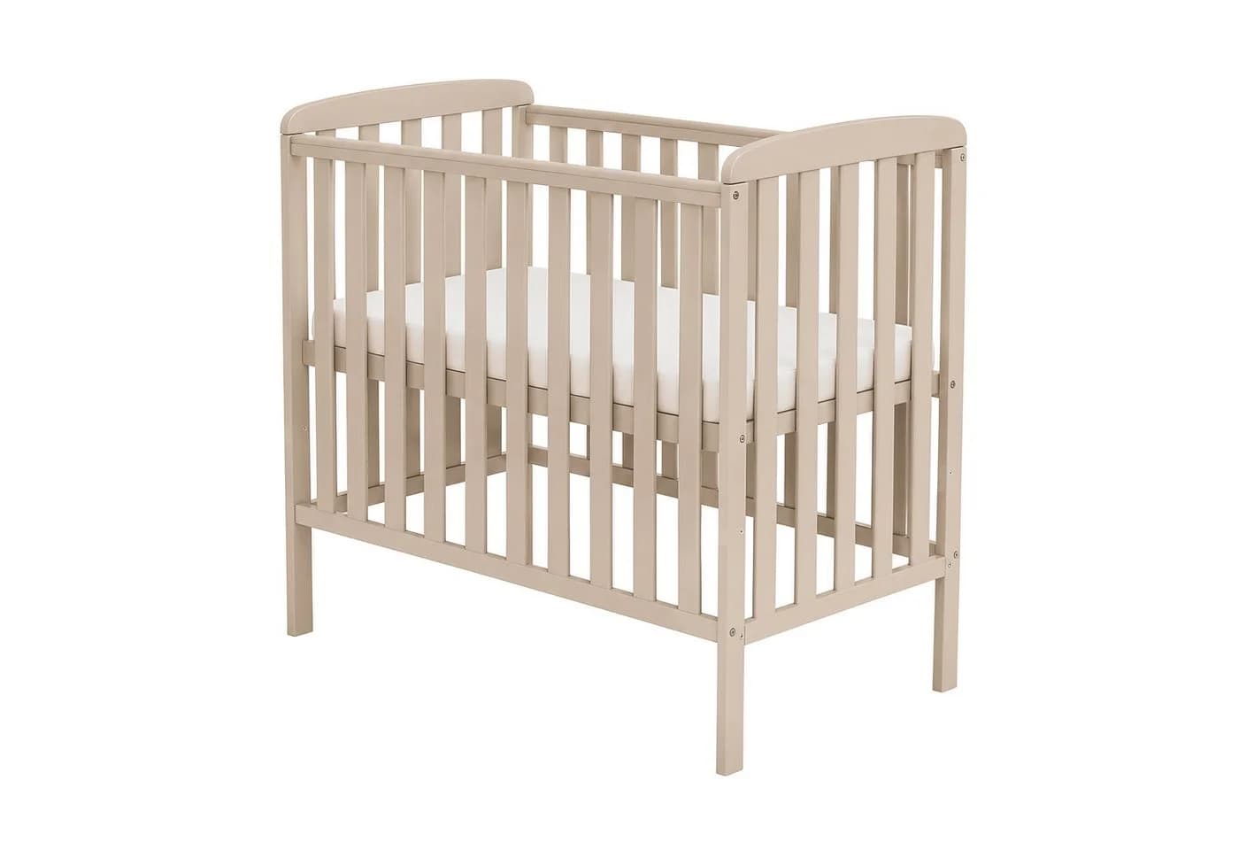 Baby-Delux Compact Beistellbett Kaschmir Beige höhenverstellbar mit Matratze