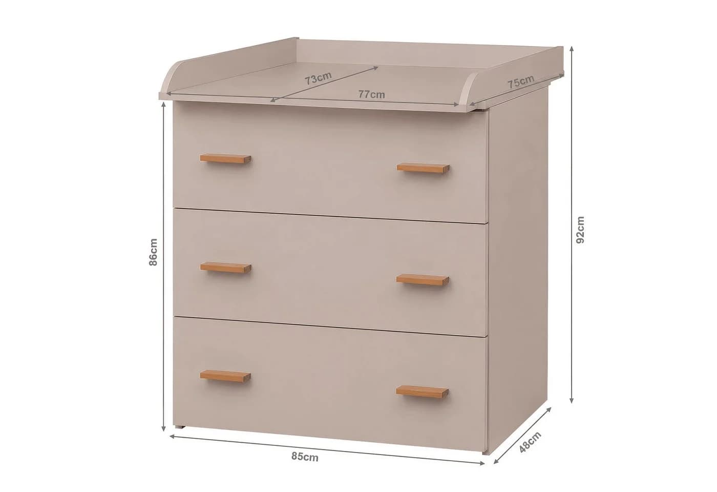Baby-Delux Babyzimmer-Set Lou 6-tlg. Kaschmir-Beige - Bild 5