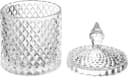 WestCraft Bonboniere Glas 2-tlg. Transparent Retro Bild 1