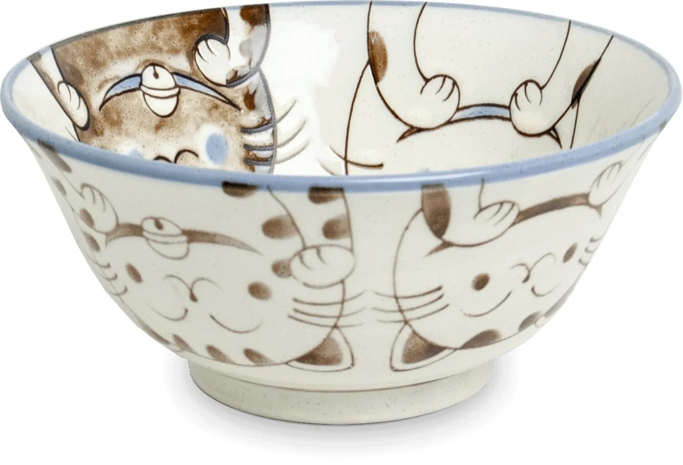 WestCraft Snackschale Tokio Japan Design Katzen Kawaii Cat Blue & Pink Porzellan - Bild 2