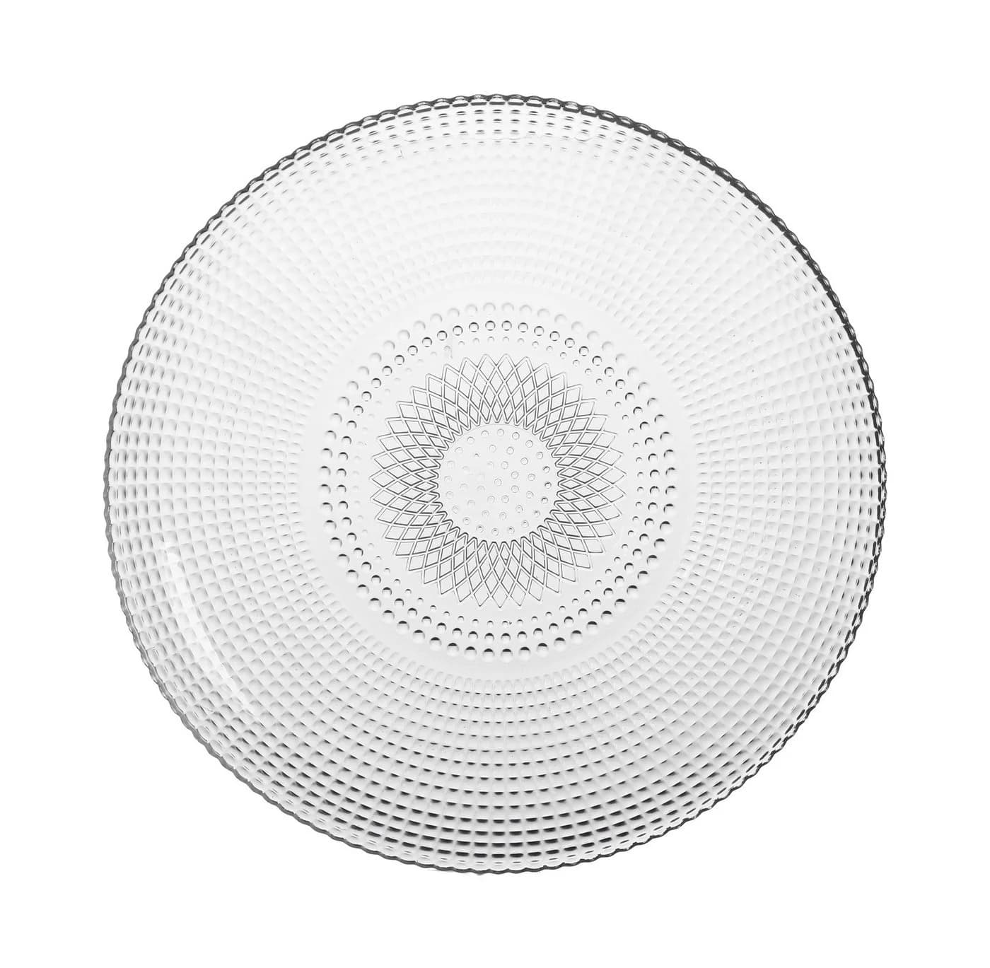 WestCraft Servierteller Moderne Glasteller 27 cm Transparent - Bild 2