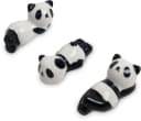 WestCraft Essstäbchen Set Japan 4 Paar Holz mit Keramik Ablagen Lucky Cat Panda Bild 1