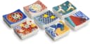 WestCraft Essstäbchen Set Asiatica 4 Paar Holz mit Keramik-Ablagen Blau Bild 1