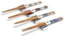 WestCraft Essstäbchen Set Asiatica 4 Paar Holz mit Keramik-Ablagen Blau Bild 2
