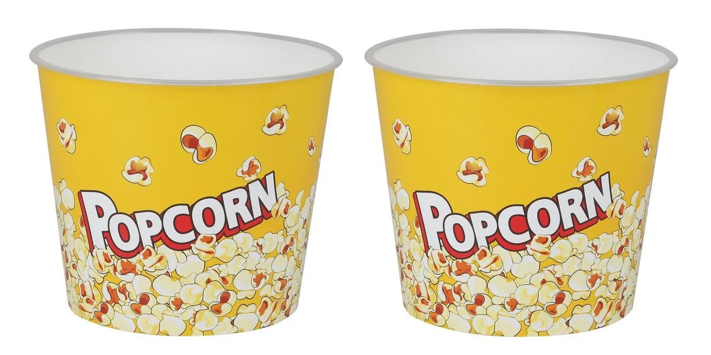 WestCraft Popcorn-Schale Retro 2,2L 2-tlg. Gelb - Bild 2