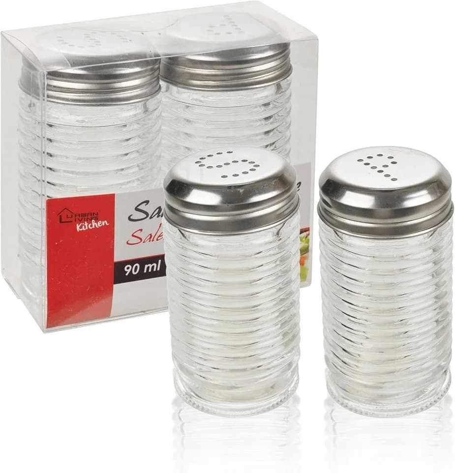 WestCraft Salz- / Pfefferstreuer 2-tlg. Glas Transparent - Bild 3