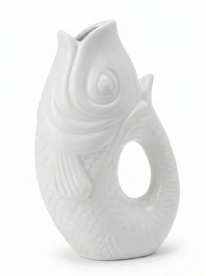 WestCraft Dekovase Fischvase in Karpfenform aus Keramik - Bild 2