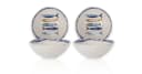 WestCraft Schüssel 16 cm 4er Set Steinzeug Sardinen-Motiv Maritim Bild 2