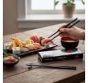 WestCraft Essstäbchen Fiberglas Schwarz 10 Paar Japanischer Stil Bild 5