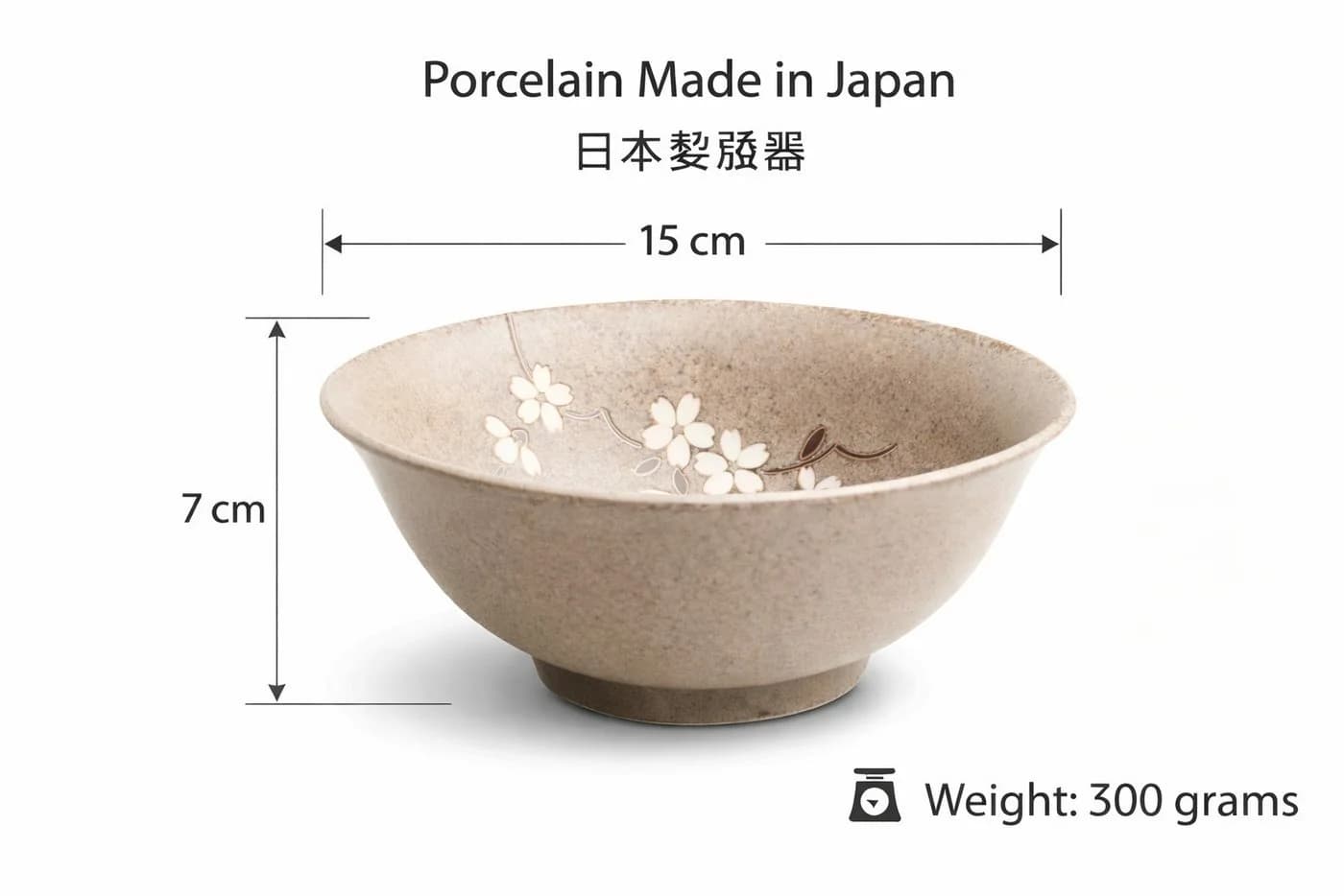 WestCraft Suppenschale ASIATICA Japan-Bowl Porzellan Beige - Bild 3