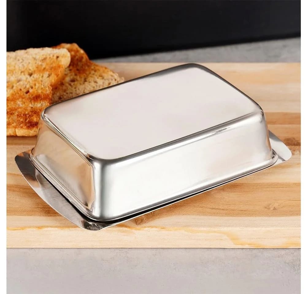 WestCraft Butterdose Edelstahl Silber 250g - Bild 3