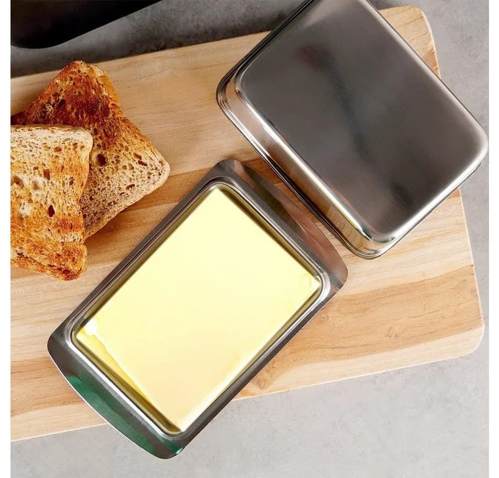 WestCraft Butterdose Edelstahl Silber 250g - Bild 4