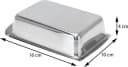 WestCraft Butterdose Edelstahl Silber 250g Bild 5