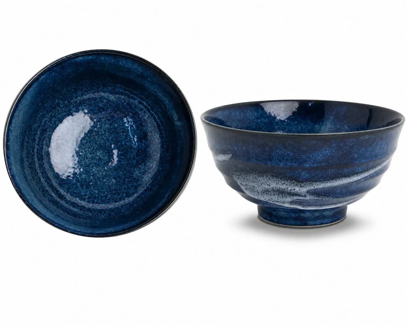 WestCraft Udon-Schale Japanisch Porzellan Blau 17cm
