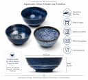 WestCraft Udon-Schale Japanisch Porzellan Blau 17cm Bild 5