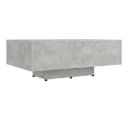 furnicato Couchtisch Modern Betongrau Bild 2