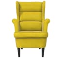 furnicato Sessel Senfgelb mit Samtbezug Bild 4
