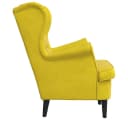 furnicato Sessel Senfgelb mit Samtbezug Bild 5