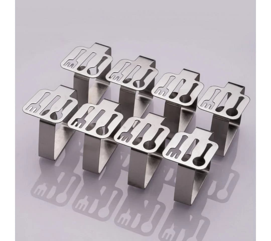 laro Tischklammer Edelstahl 8er Pack Premium Qualität - Bild 2
